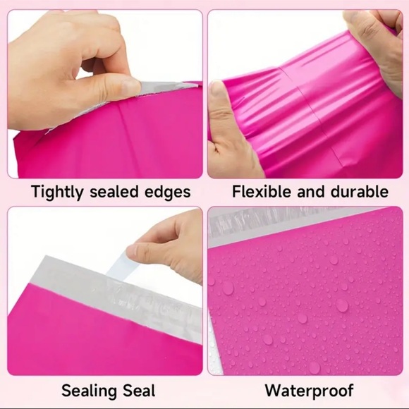 50 PINK POLY MAILERS - Picture 6 of 6